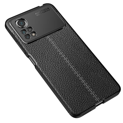 Litchi Texture TPU Shockproof Phone Case, For Xiaomi Poco X4 Pro 5G Precise Hole
