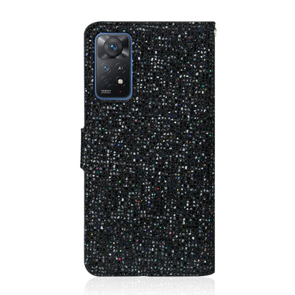 Glitter Powder Leather Phone Case, For Xiaomi Redmi Note 11 Pro International, For Xiaomi Redmi Note 11 International