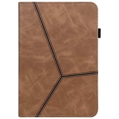 Solid Color Embossed Striped Leather Case, For Huawei MediaPad T3 10, For Huawei MediaPad T5