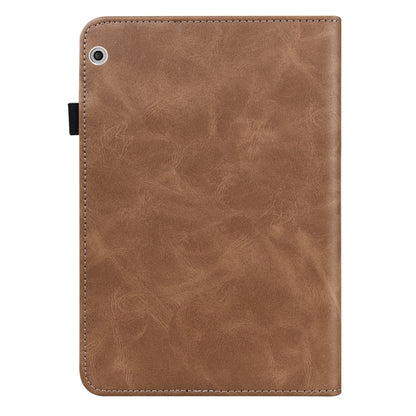 Solid Color Embossed Striped Leather Case, For Huawei MediaPad T3 10, For Huawei MediaPad T5
