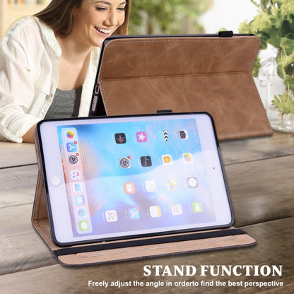 Solid Color Embossed Striped Leather Case, For Huawei MediaPad T3 10, For Huawei MediaPad T5