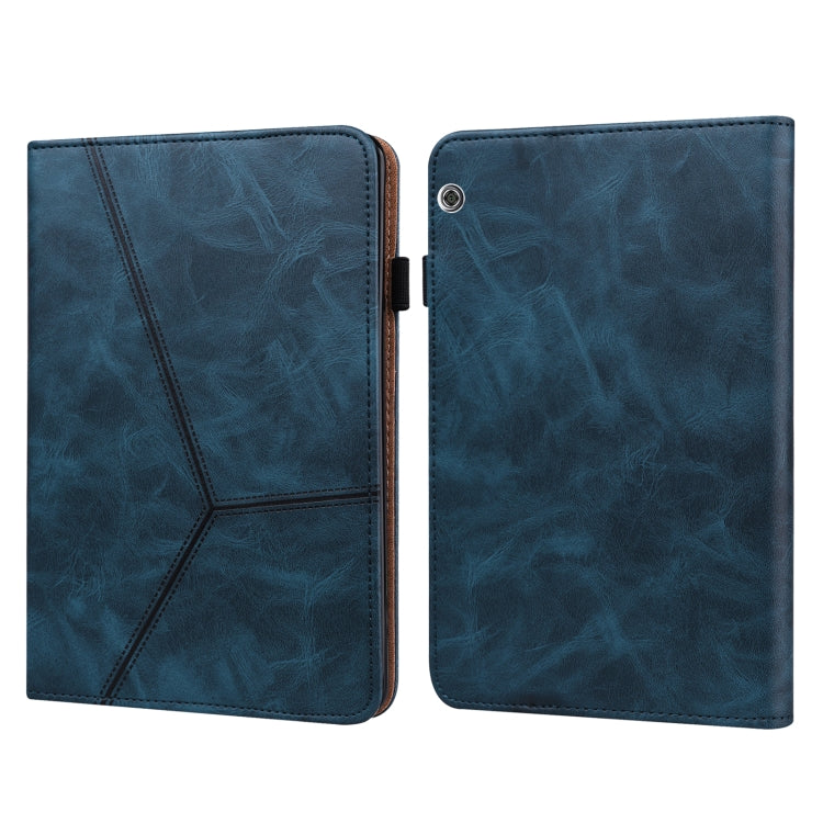 Solid Color Embossed Striped Leather Case, For Huawei MediaPad T3 10, For Huawei MediaPad T5