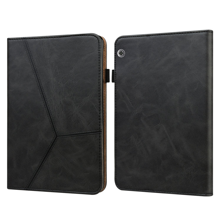 Solid Color Embossed Striped Leather Case, For Huawei MediaPad T3 10, For Huawei MediaPad T5