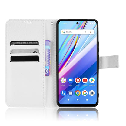 Diamond Texture Leather Phone Case, For BLU G91 Pro, For OPPO Realme Q3T / Q3S, For TCL 20 SE, For TCL 30 SE / 30 E / 306 / Sharp Aquos V6