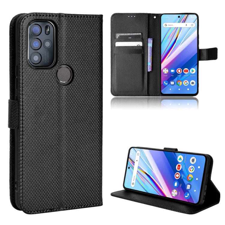 Diamond Texture Leather Phone Case, For BLU G91 Pro, For OPPO Realme Q3T / Q3S, For TCL 20 SE, For TCL 30 SE / 30 E / 306 / Sharp Aquos V6