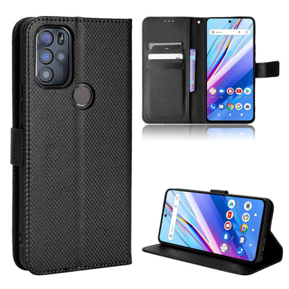 Diamond Texture Leather Phone Case, For BLU G91 Pro, For OPPO Realme Q3T / Q3S, For TCL 20 SE, For TCL 30 SE / 30 E / 306 / Sharp Aquos V6
