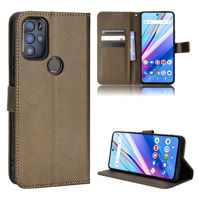 Diamond Texture Leather Phone Case, For BLU G91 Pro, For OPPO Realme Q3T / Q3S, For TCL 20 SE, For TCL 30 SE / 30 E / 306 / Sharp Aquos V6