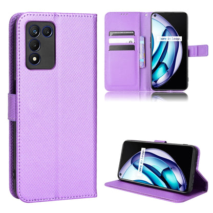 Diamond Texture Leather Phone Case, For BLU G91 Pro, For OPPO Realme Q3T / Q3S, For TCL 20 SE, For TCL 30 SE / 30 E / 306 / Sharp Aquos V6