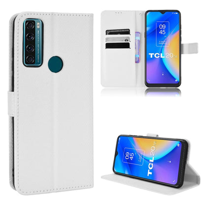 Diamond Texture Leather Phone Case, For BLU G91 Pro, For OPPO Realme Q3T / Q3S, For TCL 20 SE, For TCL 30 SE / 30 E / 306 / Sharp Aquos V6