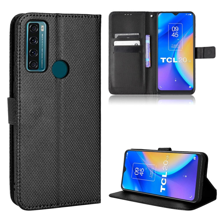 Diamond Texture Leather Phone Case, For BLU G91 Pro, For OPPO Realme Q3T / Q3S, For TCL 20 SE, For TCL 30 SE / 30 E / 306 / Sharp Aquos V6