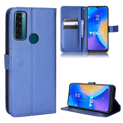 Diamond Texture Leather Phone Case, For BLU G91 Pro, For OPPO Realme Q3T / Q3S, For TCL 20 SE, For TCL 30 SE / 30 E / 306 / Sharp Aquos V6