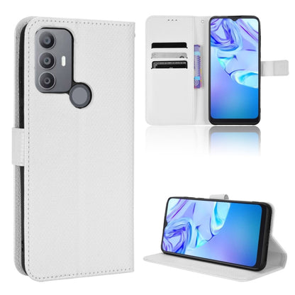 Diamond Texture Leather Phone Case, For BLU G91 Pro, For OPPO Realme Q3T / Q3S, For TCL 20 SE, For TCL 30 SE / 30 E / 306 / Sharp Aquos V6