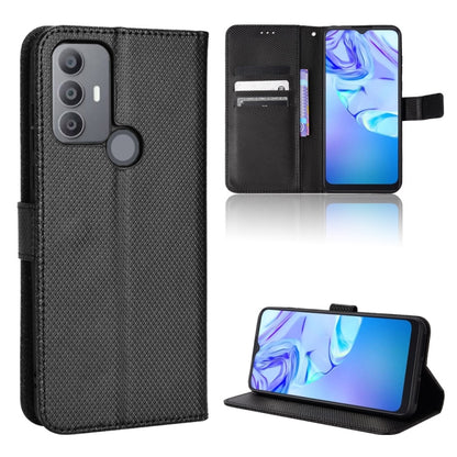 Diamond Texture Leather Phone Case, For BLU G91 Pro, For OPPO Realme Q3T / Q3S, For TCL 20 SE, For TCL 30 SE / 30 E / 306 / Sharp Aquos V6