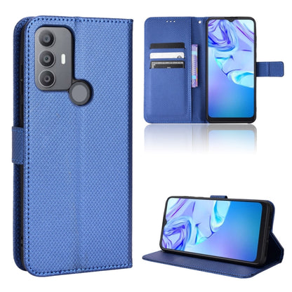 Diamond Texture Leather Phone Case, For BLU G91 Pro, For OPPO Realme Q3T / Q3S, For TCL 20 SE, For TCL 30 SE / 30 E / 306 / Sharp Aquos V6