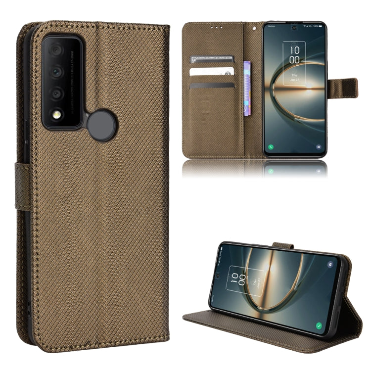 Diamond Texture Leather Phone Case, For TCL 30 XE 5G / 30 V 5G, For vivo Y76 5G, For Wiko Y52, For Wiko Y82, For Doogee S88 Pro / S88 Plus