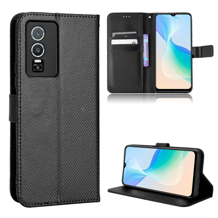 Diamond Texture Leather Phone Case, For TCL 30 XE 5G / 30 V 5G, For vivo Y76 5G, For Wiko Y52, For Wiko Y82, For Doogee S88 Pro / S88 Plus