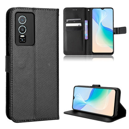 Diamond Texture Leather Phone Case, For TCL 30 XE 5G / 30 V 5G, For vivo Y76 5G, For Wiko Y52, For Wiko Y82, For Doogee S88 Pro / S88 Plus