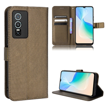 Diamond Texture Leather Phone Case, For TCL 30 XE 5G / 30 V 5G, For vivo Y76 5G, For Wiko Y52, For Wiko Y82, For Doogee S88 Pro / S88 Plus