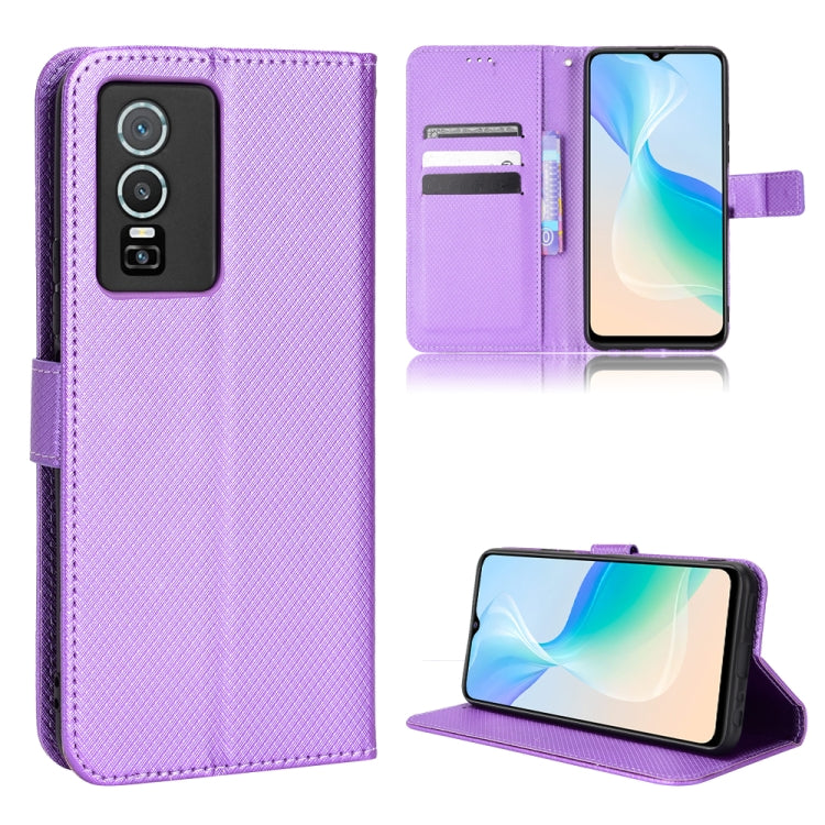 Diamond Texture Leather Phone Case, For TCL 30 XE 5G / 30 V 5G, For vivo Y76 5G, For Wiko Y52, For Wiko Y82, For Doogee S88 Pro / S88 Plus