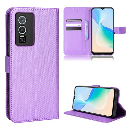 Diamond Texture Leather Phone Case, For TCL 30 XE 5G / 30 V 5G, For vivo Y76 5G, For Wiko Y52, For Wiko Y82, For Doogee S88 Pro / S88 Plus