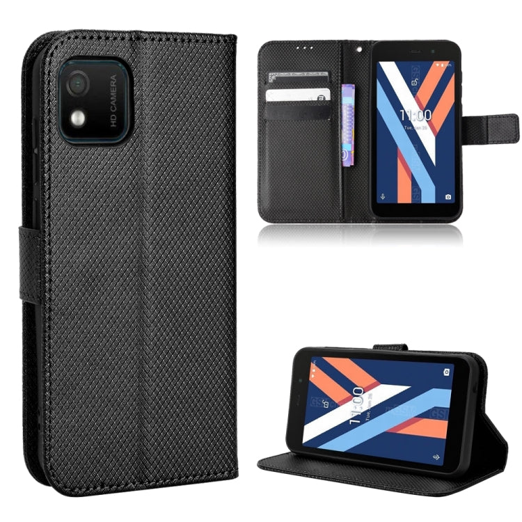 Diamond Texture Leather Phone Case, For TCL 30 XE 5G / 30 V 5G, For vivo Y76 5G, For Wiko Y52, For Wiko Y82, For Doogee S88 Pro / S88 Plus