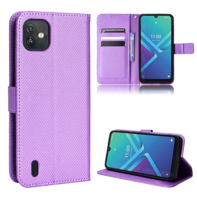 Diamond Texture Leather Phone Case, For TCL 30 XE 5G / 30 V 5G, For vivo Y76 5G, For Wiko Y52, For Wiko Y82, For Doogee S88 Pro / S88 Plus