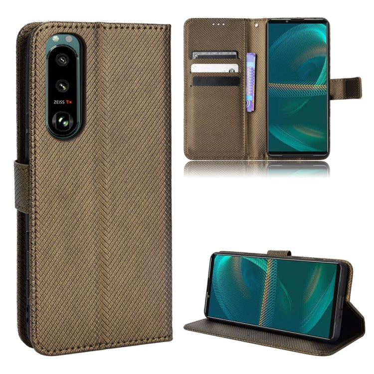 Diamond Texture Leather Phone Case, For ZTE nubia Red Magic 6 / 6 Pro, For Oukitel C23 Pro, For Sony Xperia 5 III, For Xiaomi Mi 10 Ultra