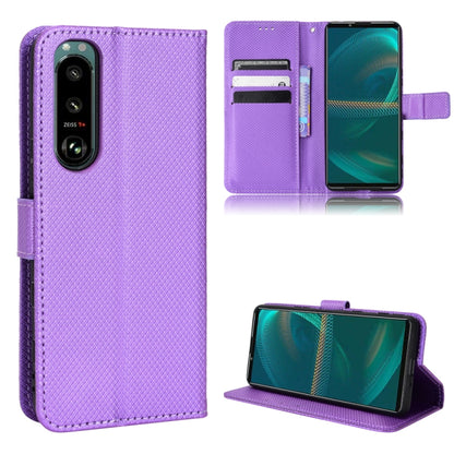 Diamond Texture Leather Phone Case, For ZTE nubia Red Magic 6 / 6 Pro, For Oukitel C23 Pro, For Sony Xperia 5 III, For Xiaomi Mi 10 Ultra