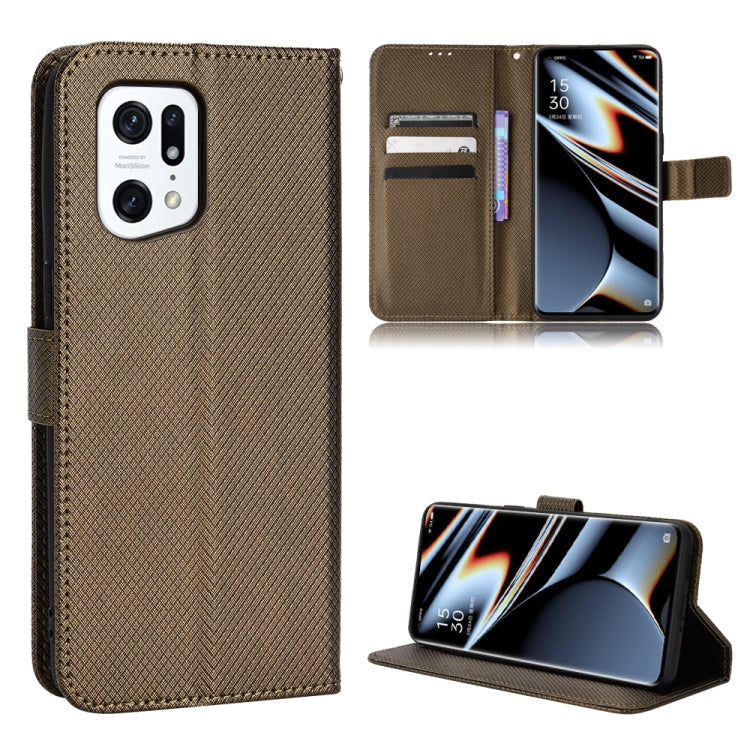 Diamond Texture Leather Phone Case, For OnePlus Nord CE 2 5G, For OPPO A7 / AX7 / A5s / AX5s / A21, For OPPO Find X5 Pro, For OPPO Find X5