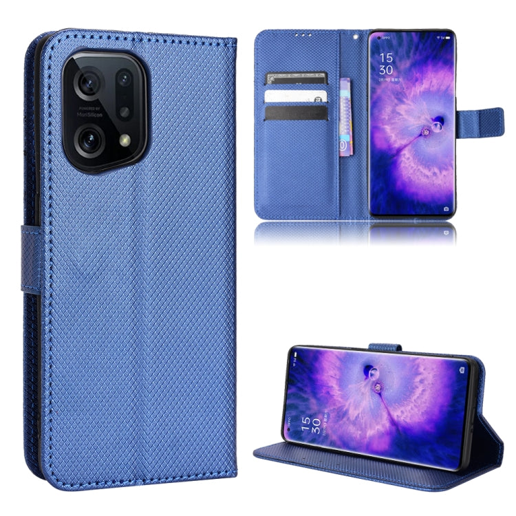 Diamond Texture Leather Phone Case, For OnePlus Nord CE 2 5G, For OPPO A7 / AX7 / A5s / AX5s / A21, For OPPO Find X5 Pro, For OPPO Find X5
