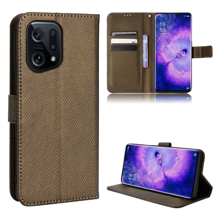 Diamond Texture Leather Phone Case, For OnePlus Nord CE 2 5G, For OPPO A7 / AX7 / A5s / AX5s / A21, For OPPO Find X5 Pro, For OPPO Find X5