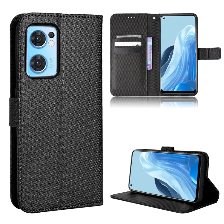 Diamond Texture Leather Phone Case, For OPPO Reno7 5G / Find X5 Lite, For vivo iQOO U5 5G, For Alcatel 1S 2021 / 3L 2021 / TCL 20E / 20Y, For Xiaomi Redmi Note 10 4G / Note 10S