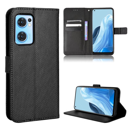 Diamond Texture Leather Phone Case, For OPPO Reno7 5G / Find X5 Lite, For vivo iQOO U5 5G, For Alcatel 1S 2021 / 3L 2021 / TCL 20E / 20Y, For Xiaomi Redmi Note 10 4G / Note 10S