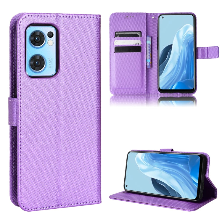 Diamond Texture Leather Phone Case, For OPPO Reno7 5G / Find X5 Lite, For vivo iQOO U5 5G, For Alcatel 1S 2021 / 3L 2021 / TCL 20E / 20Y, For Xiaomi Redmi Note 10 4G / Note 10S