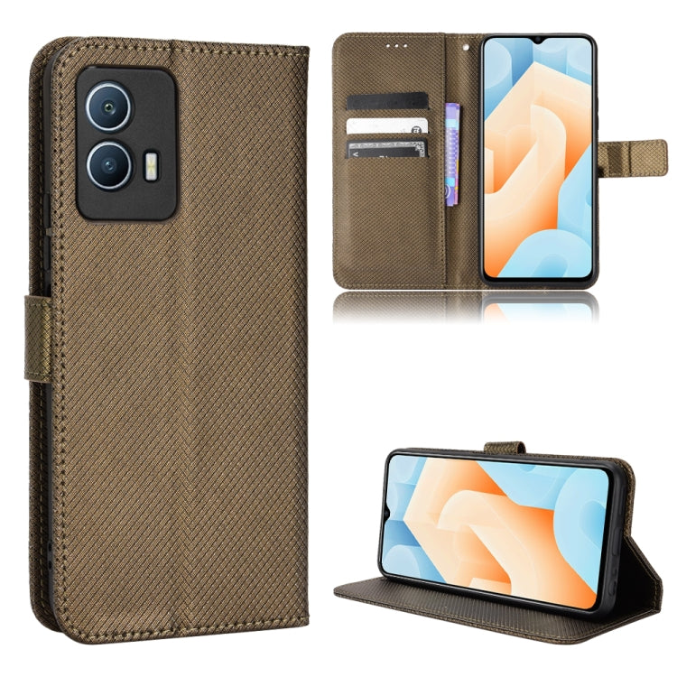 Diamond Texture Leather Phone Case, For OPPO Reno7 5G / Find X5 Lite, For vivo iQOO U5 5G, For Alcatel 1S 2021 / 3L 2021 / TCL 20E / 20Y, For Xiaomi Redmi Note 10 4G / Note 10S