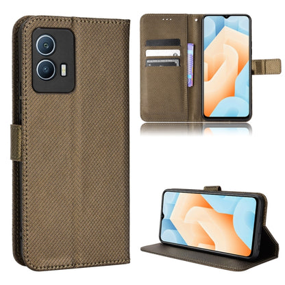 Diamond Texture Leather Phone Case, For OPPO Reno7 5G / Find X5 Lite, For vivo iQOO U5 5G, For Alcatel 1S 2021 / 3L 2021 / TCL 20E / 20Y, For Xiaomi Redmi Note 10 4G / Note 10S