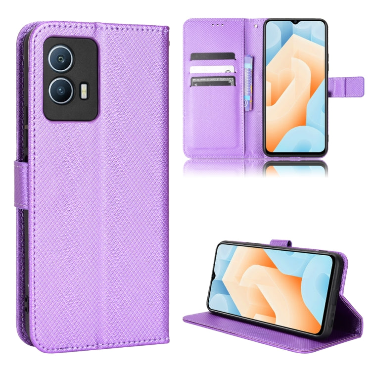 Diamond Texture Leather Phone Case, For OPPO Reno7 5G / Find X5 Lite, For vivo iQOO U5 5G, For Alcatel 1S 2021 / 3L 2021 / TCL 20E / 20Y, For Xiaomi Redmi Note 10 4G / Note 10S