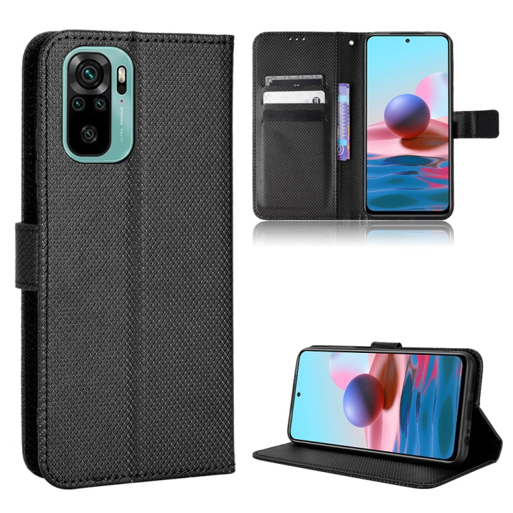 Diamond Texture Leather Phone Case, For OPPO Reno7 5G / Find X5 Lite, For vivo iQOO U5 5G, For Alcatel 1S 2021 / 3L 2021 / TCL 20E / 20Y, For Xiaomi Redmi Note 10 4G / Note 10S