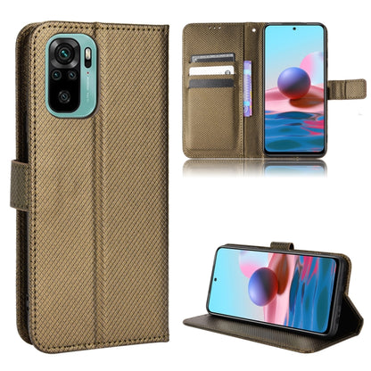Diamond Texture Leather Phone Case, For OPPO Reno7 5G / Find X5 Lite, For vivo iQOO U5 5G, For Alcatel 1S 2021 / 3L 2021 / TCL 20E / 20Y, For Xiaomi Redmi Note 10 4G / Note 10S
