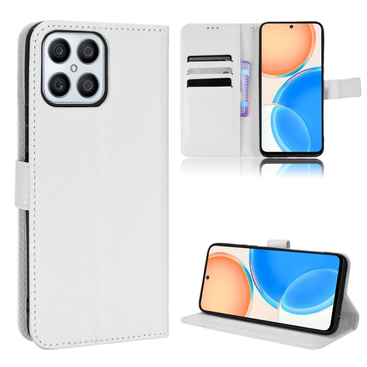 Diamond Texture Leather Phone Case, For Honor X8, For Samsung Galaxy A03s 164.2mm, For Samsung Galaxy A03s 166mm, For Samsung Galaxy S21 Ultra 5G