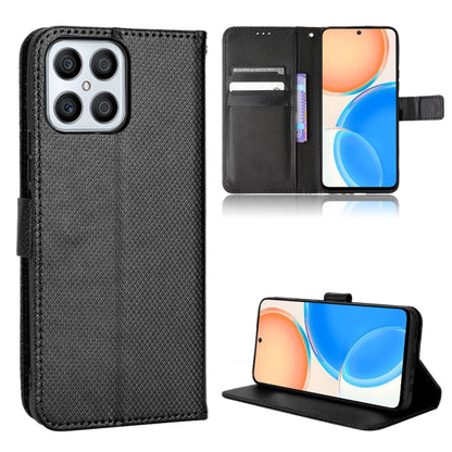 Diamond Texture Leather Phone Case, For Honor X8, For Samsung Galaxy A03s 164.2mm, For Samsung Galaxy A03s 166mm, For Samsung Galaxy S21 Ultra 5G