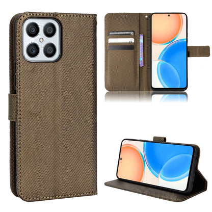 Diamond Texture Leather Phone Case, For Honor X8, For Samsung Galaxy A03s 164.2mm, For Samsung Galaxy A03s 166mm, For Samsung Galaxy S21 Ultra 5G