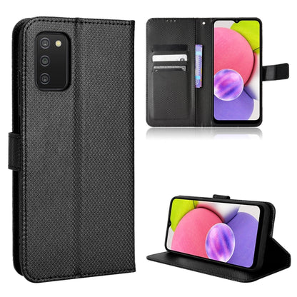 Diamond Texture Leather Phone Case, For Honor X8, For Samsung Galaxy A03s 164.2mm, For Samsung Galaxy A03s 166mm, For Samsung Galaxy S21 Ultra 5G