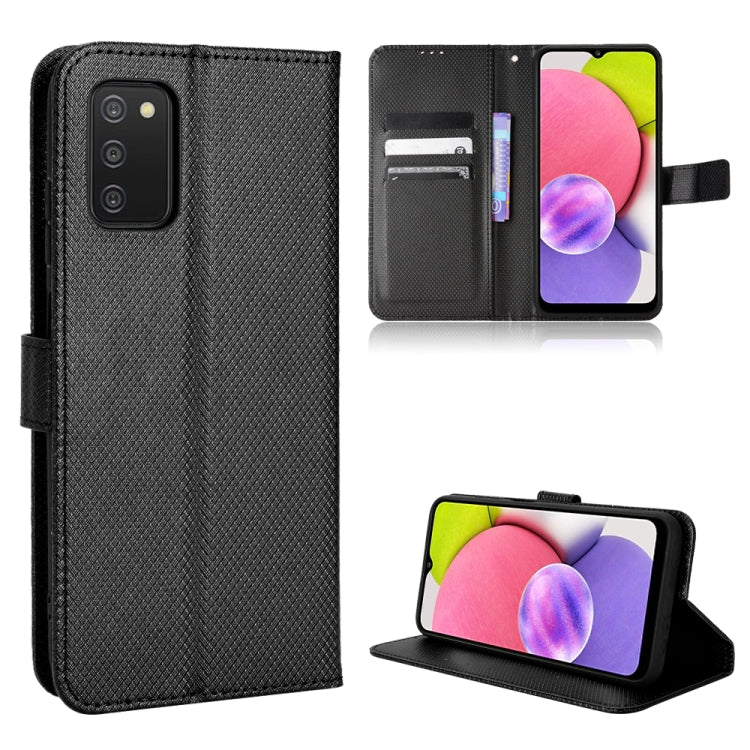 Diamond Texture Leather Phone Case, For Honor X8, For Samsung Galaxy A03s 164.2mm, For Samsung Galaxy A03s 166mm, For Samsung Galaxy S21 Ultra 5G
