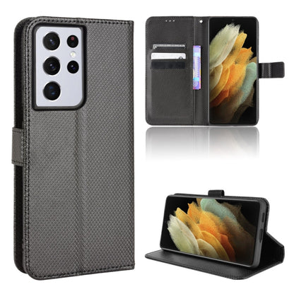 Diamond Texture Leather Phone Case, For Honor X8, For Samsung Galaxy A03s 164.2mm, For Samsung Galaxy A03s 166mm, For Samsung Galaxy S21 Ultra 5G