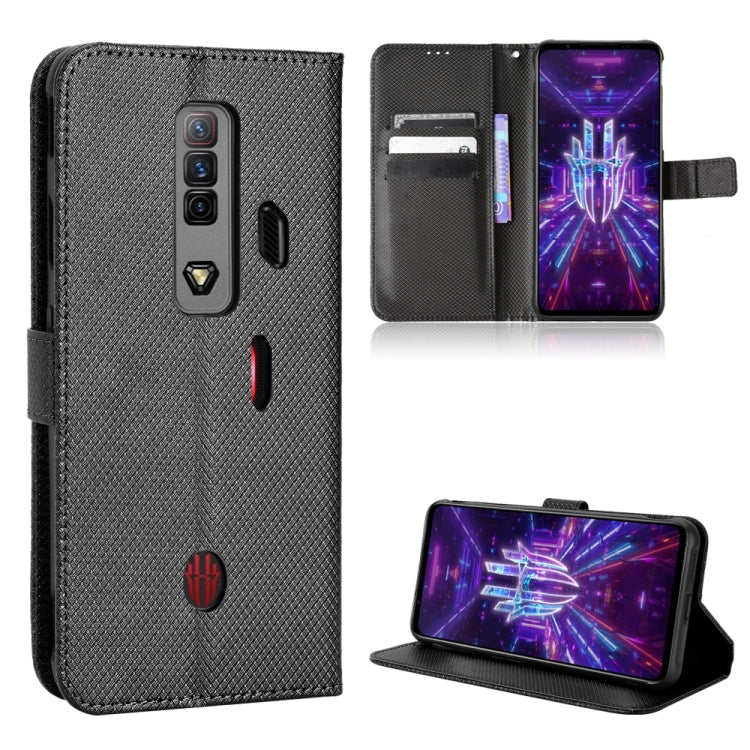 Diamond Texture Leather Phone Case, For ZTE nubia Red Magic 7