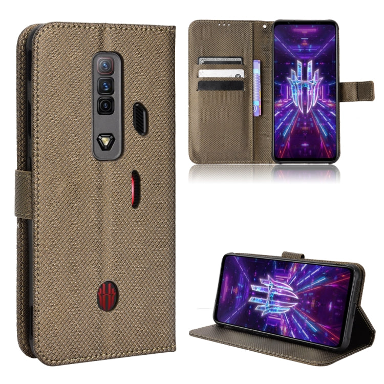 Diamond Texture Leather Phone Case, For ZTE nubia Red Magic 7