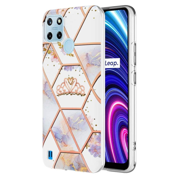 Splicing Marble Flower Pattern TPU Phone Case, For OPPO Realme C21Y, For Xiaomi Redmi Note 11 Pro 5G / 4G, For Xiaomi Redmi Note 11S/ Note 11 4G, For Samsung Galaxy A73 5G