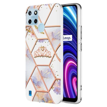 Splicing Marble Flower Pattern TPU Phone Case, For OPPO Realme C21Y, For Xiaomi Redmi Note 11 Pro 5G / 4G, For Xiaomi Redmi Note 11S/ Note 11 4G, For Samsung Galaxy A73 5G