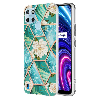 Splicing Marble Flower Pattern TPU Phone Case, For OPPO Realme C21Y, For Xiaomi Redmi Note 11 Pro 5G / 4G, For Xiaomi Redmi Note 11S/ Note 11 4G, For Samsung Galaxy A73 5G
